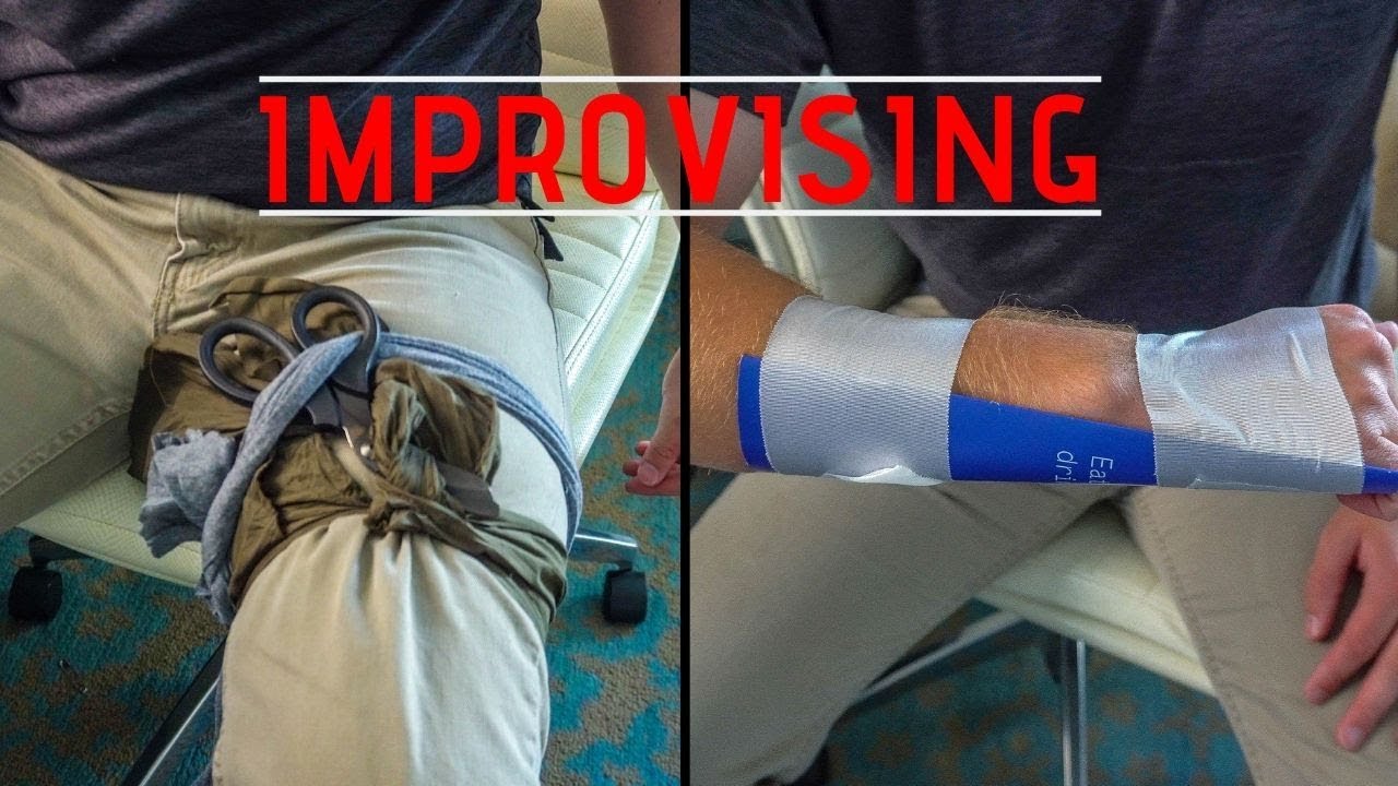 How to Improvise: Tourniquet, Chest Seal, Splint