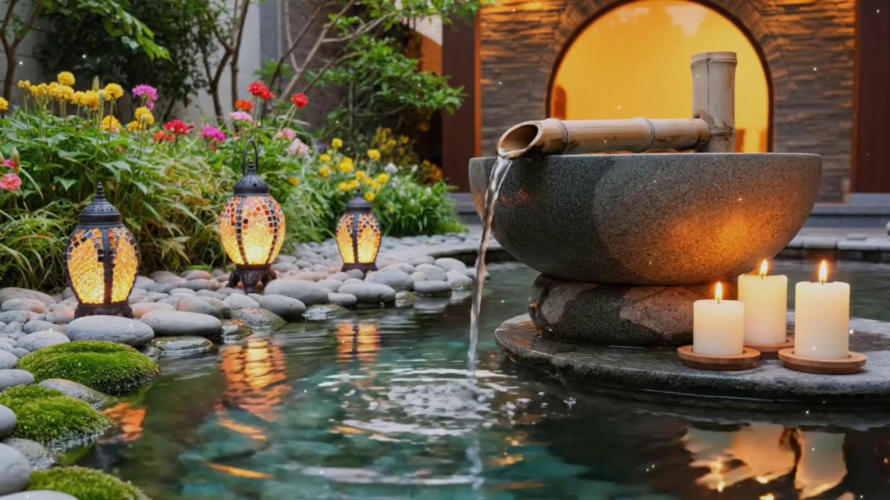 Healing Piano and Natural Water 🌿 Stress Relief, Calm Emotions, Deep Rest
