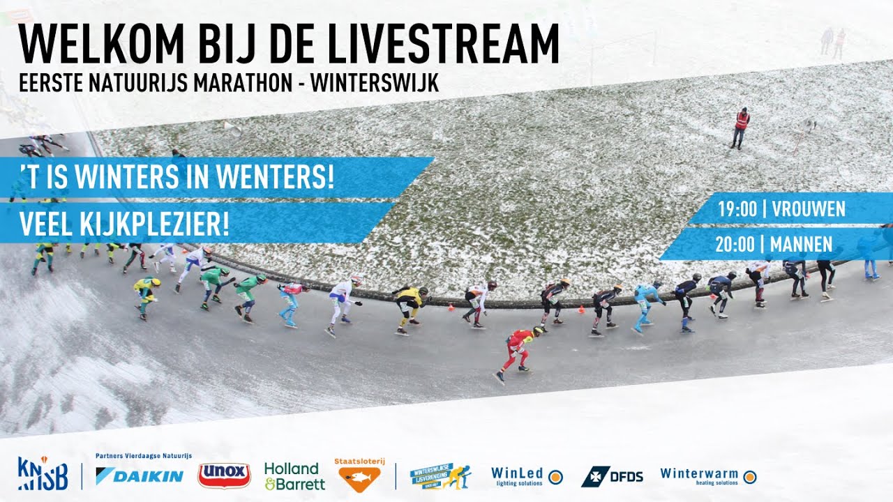 Livestream: Eerste marathon natuurijs - Winterswijk