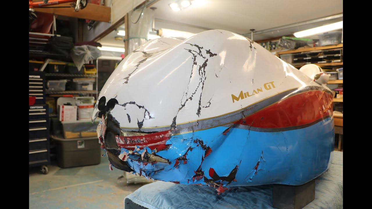 How much $ to restore a crashed velomobile?  I give my best estimate on what to expect...