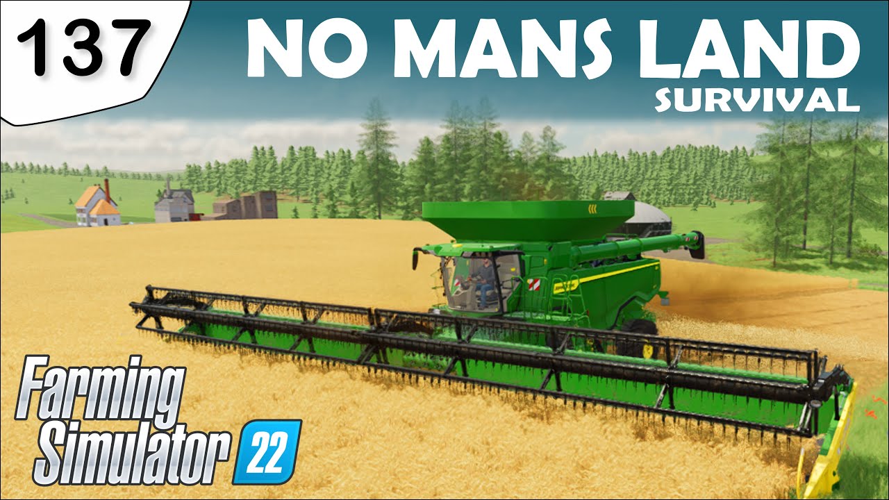OUR FINAL HARVESTS BEGIN - Days 162 & 163 - No Mans Land Survival | Farming Simulator 22 | FS22