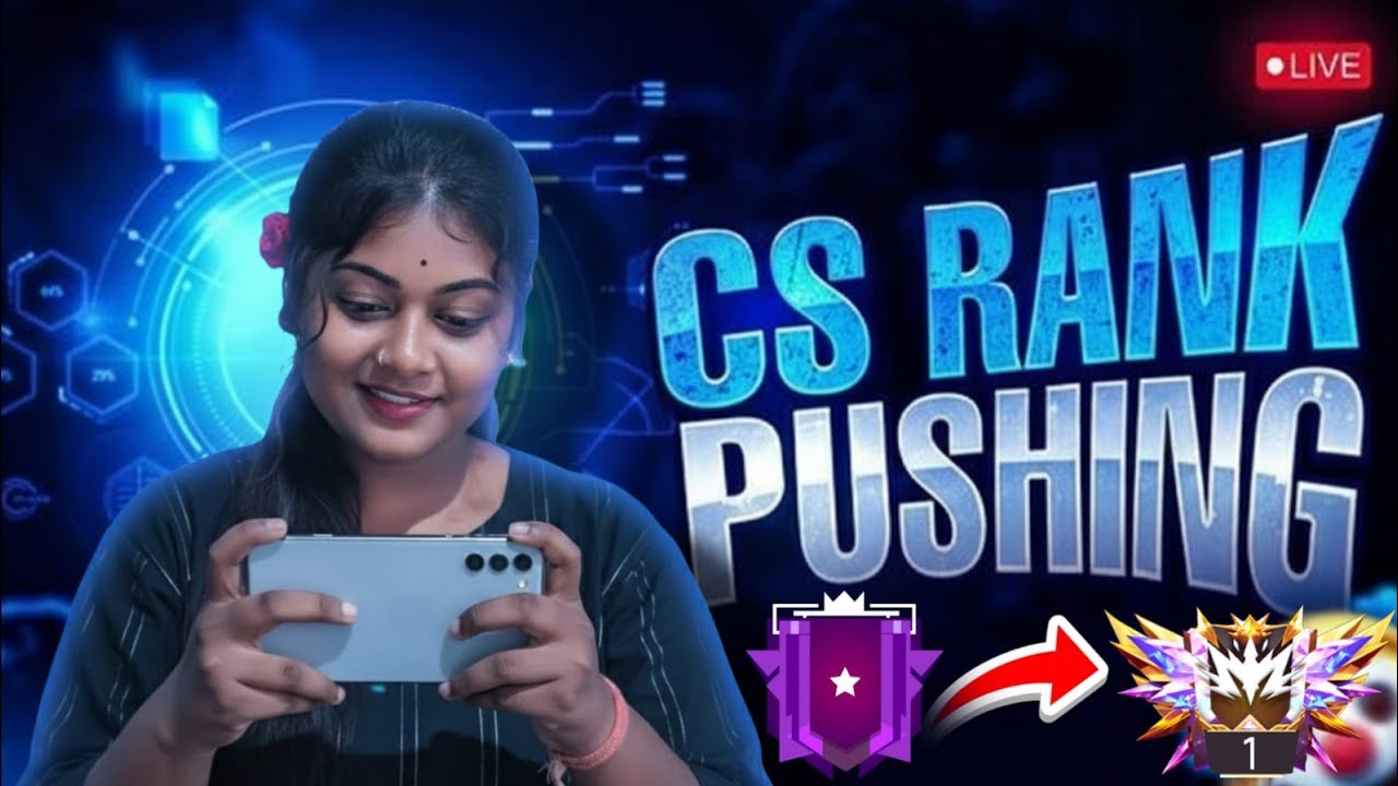 🔴[LIVE] FREE FIRE 🔥 CS RANK PUSH GUILD TEST CUSTOM 1vs2 😎 MOBILE GAME PLAY #freefire#shortfeed
