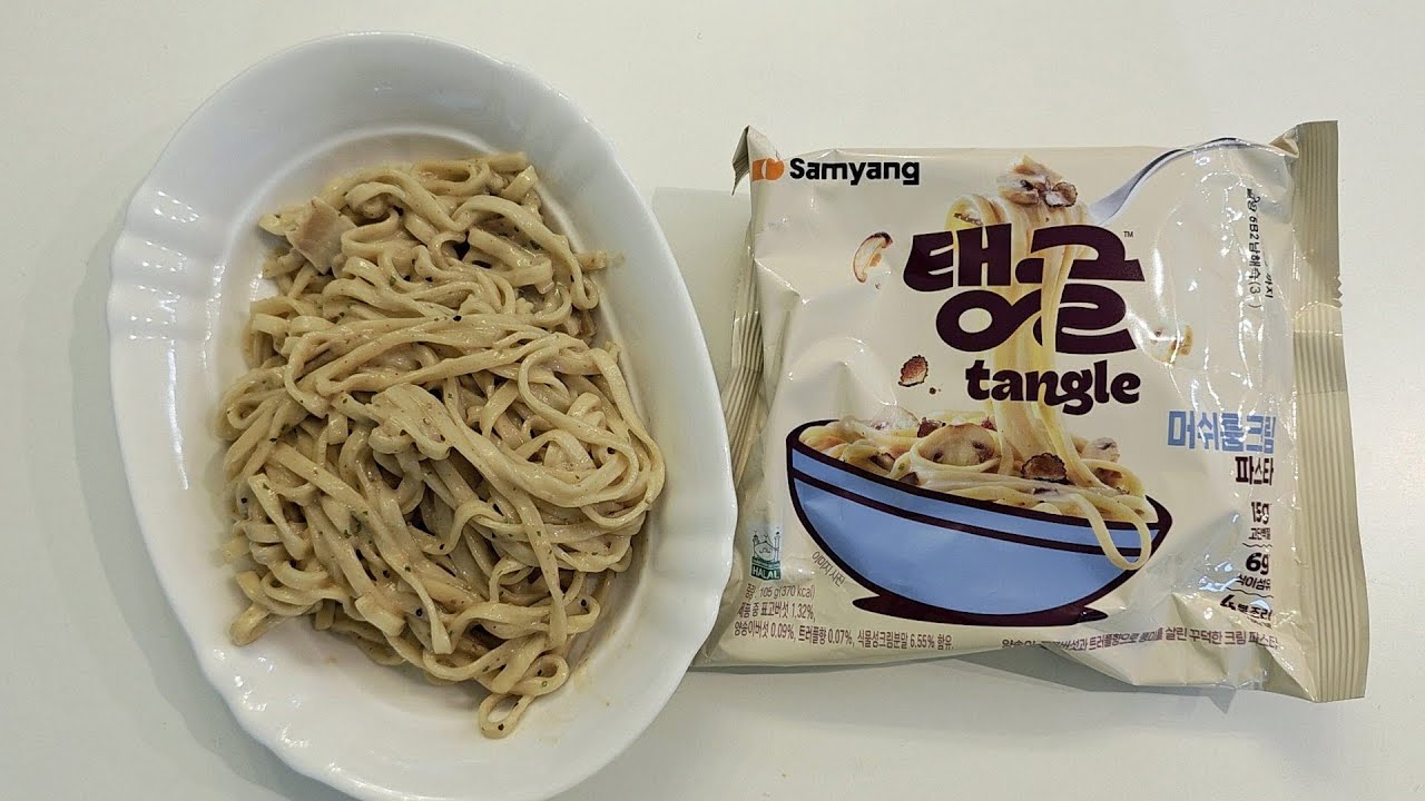 삼양 탱글 머쉬룸 크림 파스타(Samyang Tangle Mushroom Cream Pasta)