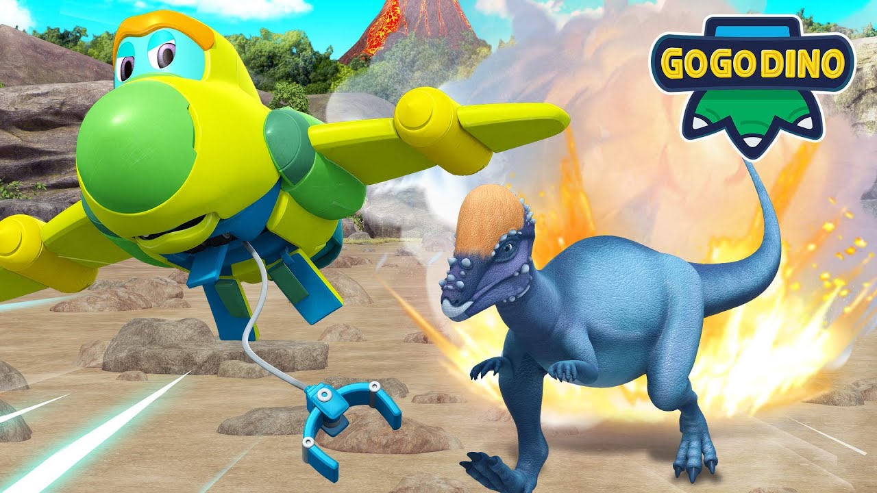 🦖GoGoDino | Best Dino Adventures w/ Little Ping & Pachycephalosaurus, Pteranodon | Cartoon | Toys