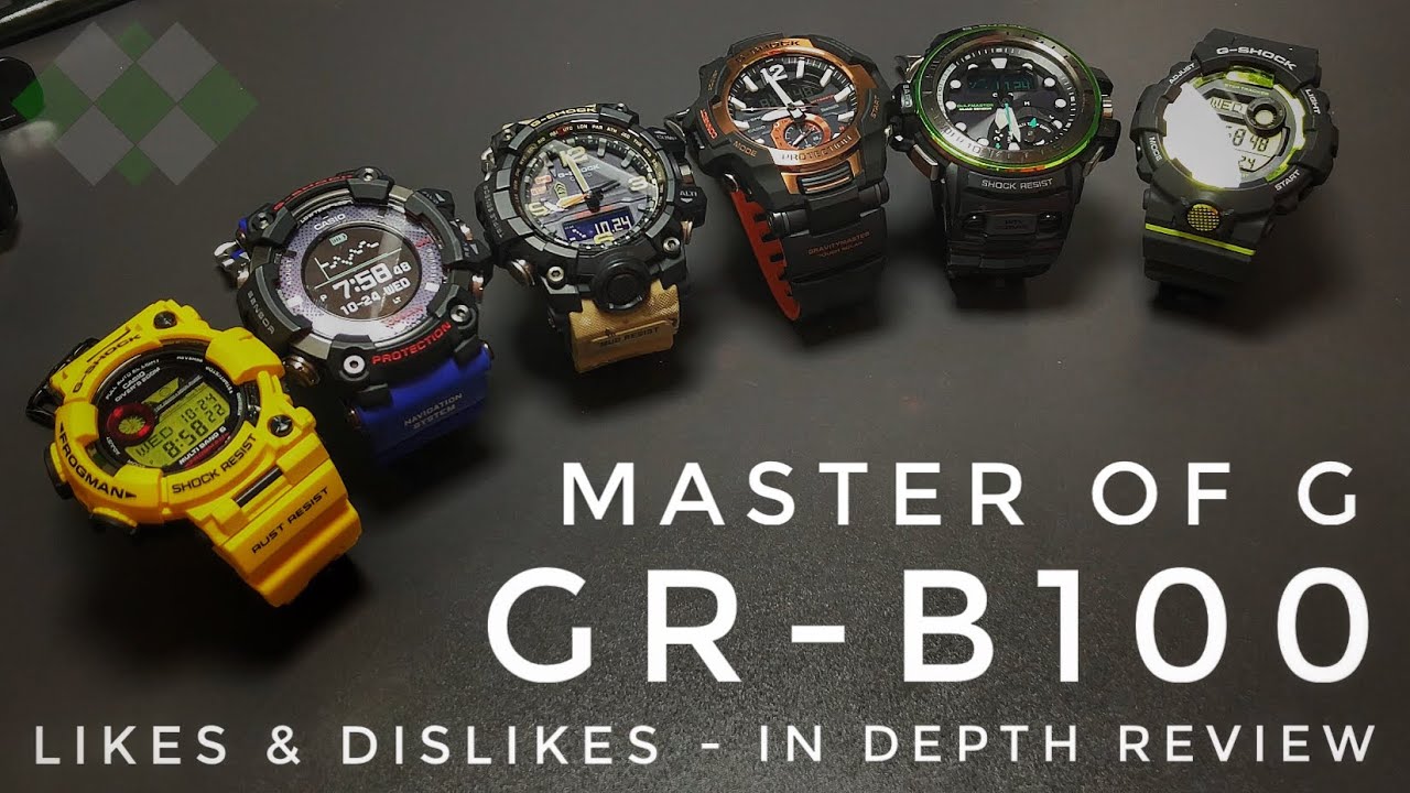 Casio G-Shock GR-B100 Black & Orange Bluetooth Gravitymaster watch | VERY IMPRESSIVE