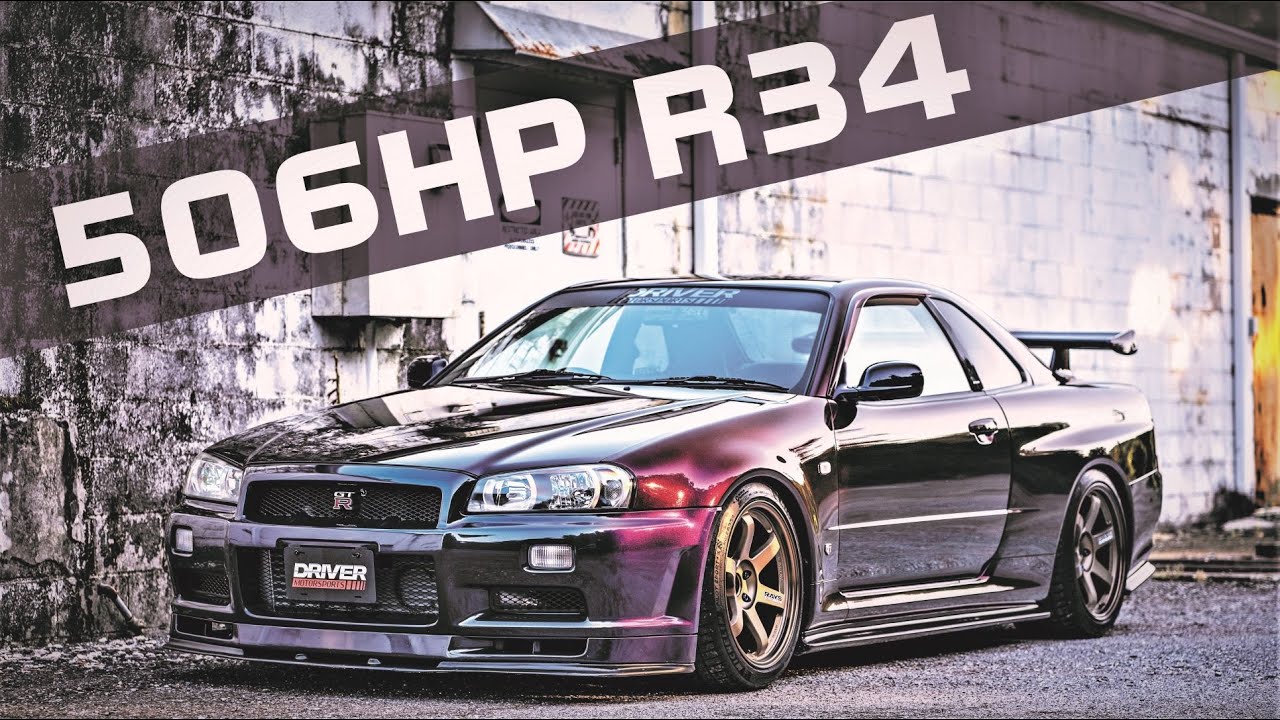 506Hp Midnight Purple II V-Spec R34 GTR