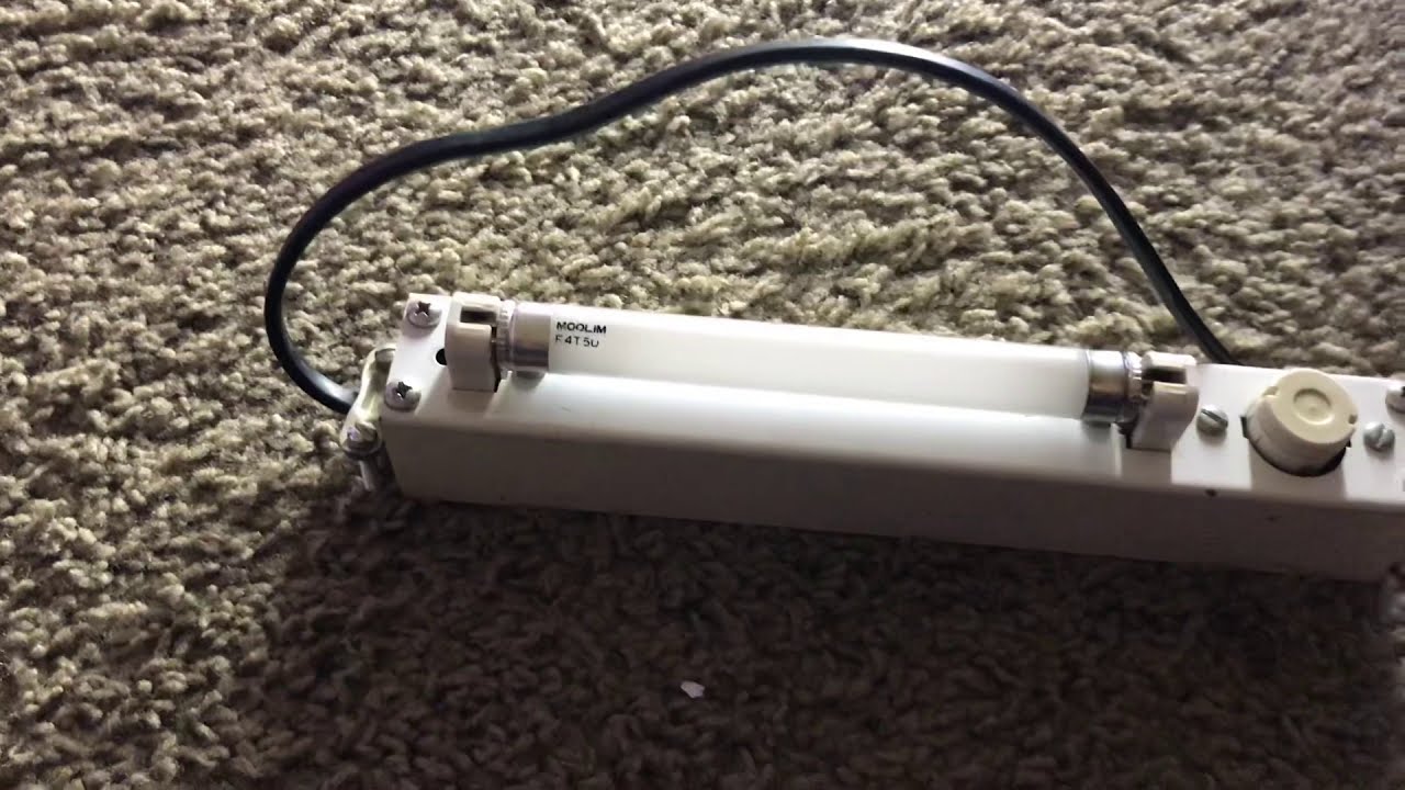My New F4T5 Preheat Fluorescent Strip Light
