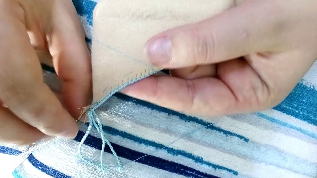 الدرس السادس : خياطة المفتل وطرسان باليد بطريقة سهلة جداااااا📏✂👗