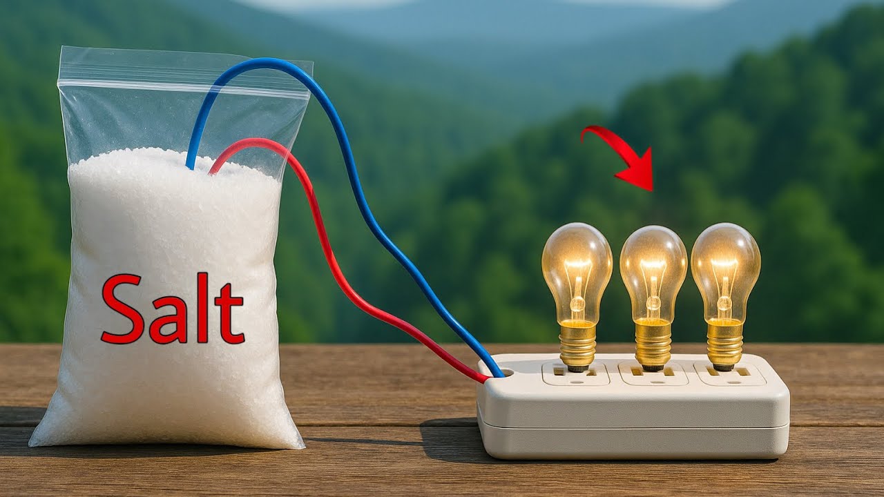 The Hidden Uses of Salt… Lifetime Home Electricity 👆