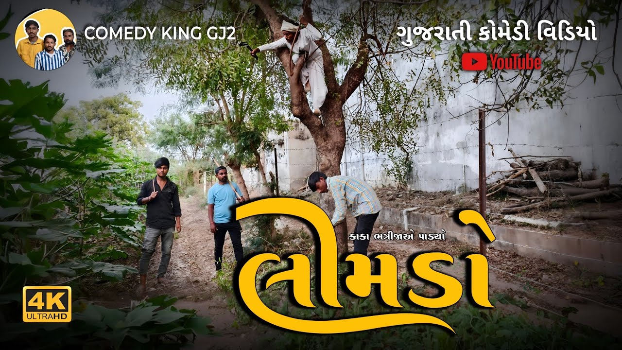 કાકા ભત્રીજાએ પાડ્યો લીમડો//gujrati comedy videos//comedy King GJ2//