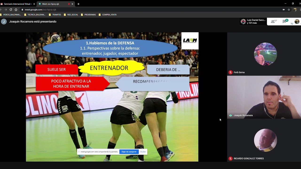 La Defensa/Joaquín Rocamora-Seminario Internacional Virtual de Balonmano-LABM