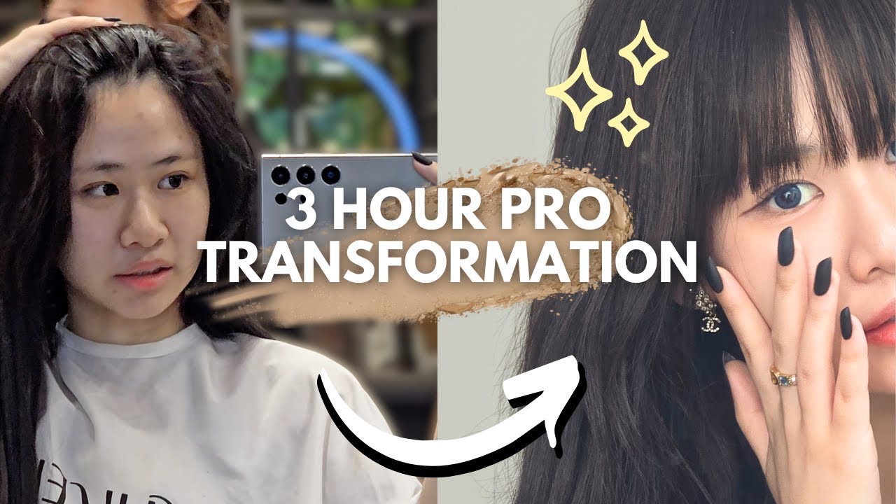 Korean Makeover Transformation in SINGAPORE 🇸🇬 | it was awesome 😮‍💨 [RURUSAMA TV Vlogs EP.3]