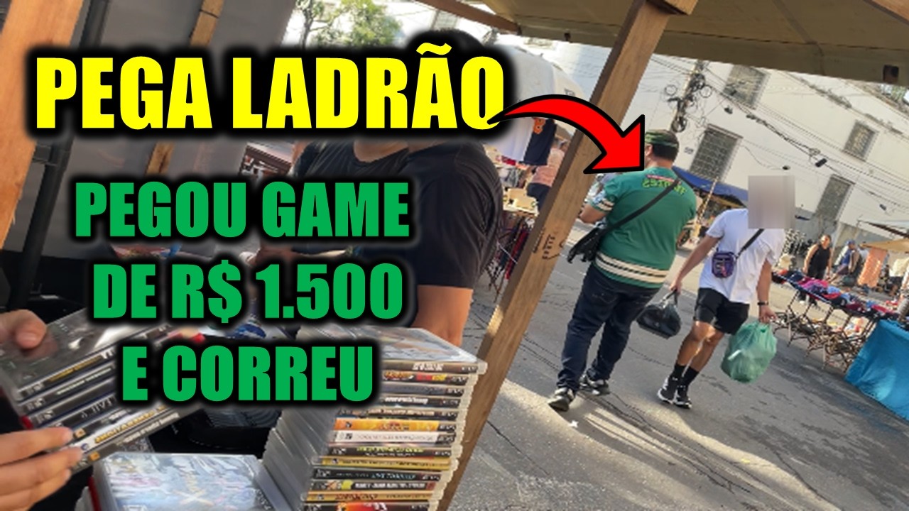 PEGOU UM GAME DE R$ 1.500 E SAIU CORRENDO QUE LOUCURA 😱​😱​😱​​😱#feiradorolo #caçadagamer #playstation