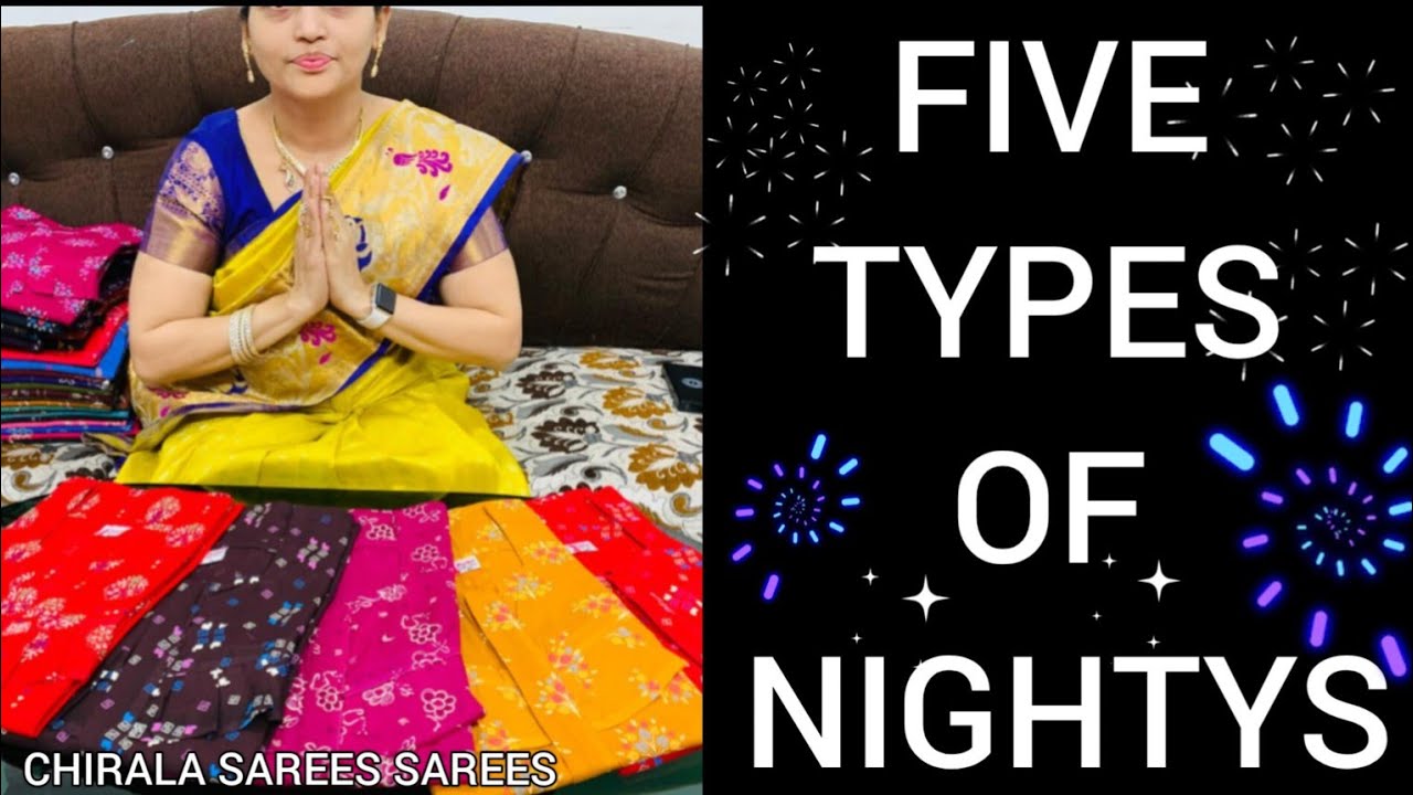 🙏🏻9550251094🙏🏻 summer special cotton nighties 399 only in chirala sarees sarees