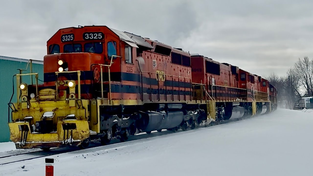 QGRY/CPKC 324 at Louiseville, QC - 2025-01-30