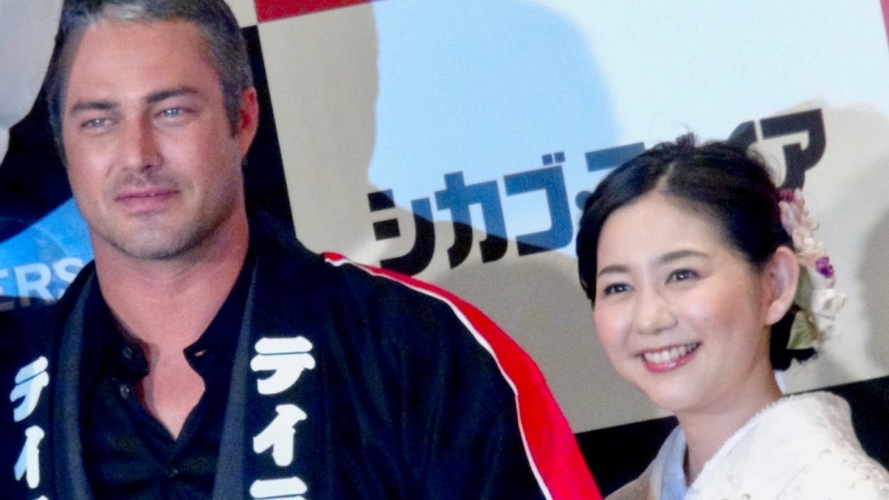 Taylor Kinney, Mari Sekine／Chicago Fire Japan Reception