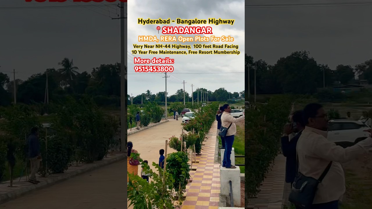 HMDA open plots for sale in Shadnagar | Hyderabad | Bangalore Highway