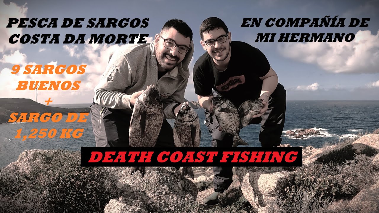[ROCKFISHING GALICIA] Sargos a boya con mucho viento acompañado de mi hermano.  (Uno de 1kg 250g)