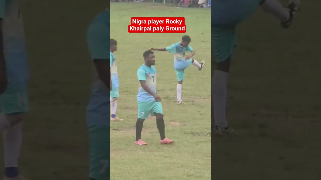 Nigerian player Rocky khairpal paly Ground