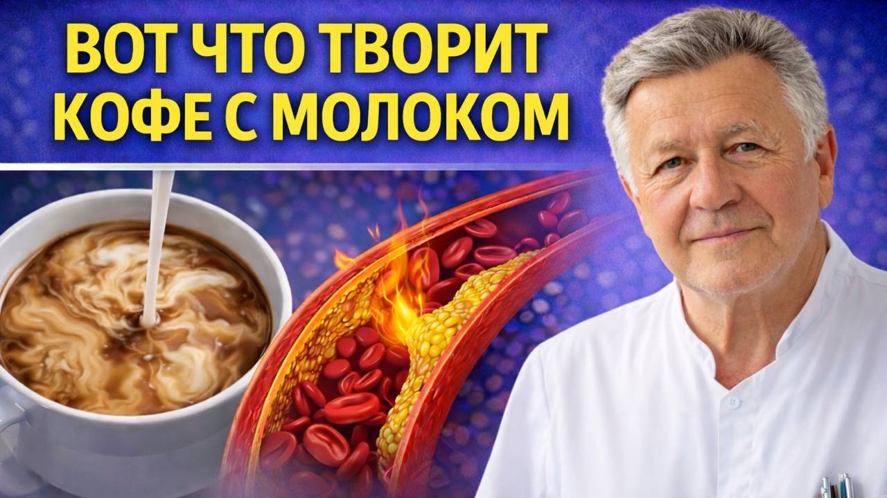 Даже раковые клетки боятся этого? Вся правда о кофе с молоком после 50