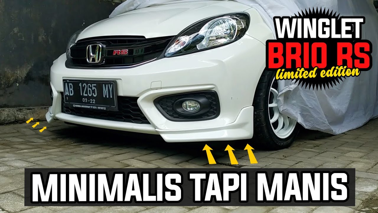 Pasang Body Kit Winglet Brio Limited Edition | DIY