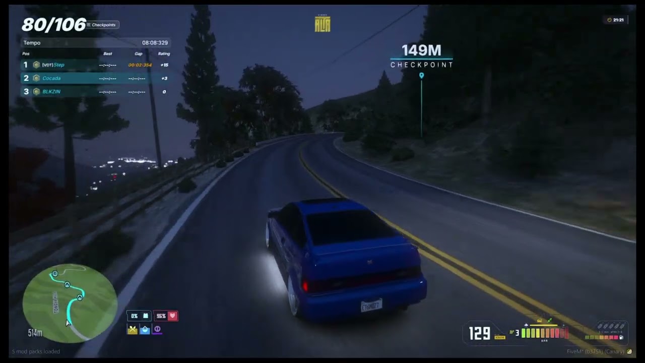 Voltando com as corridas no Cidade Alta - BLISTA II RANK A