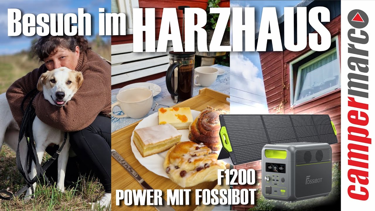 Zum Hochzeitstag ins Harzhaus | Besuch | Grillen | Wohnmobil | Powerstation Fossibot F1200