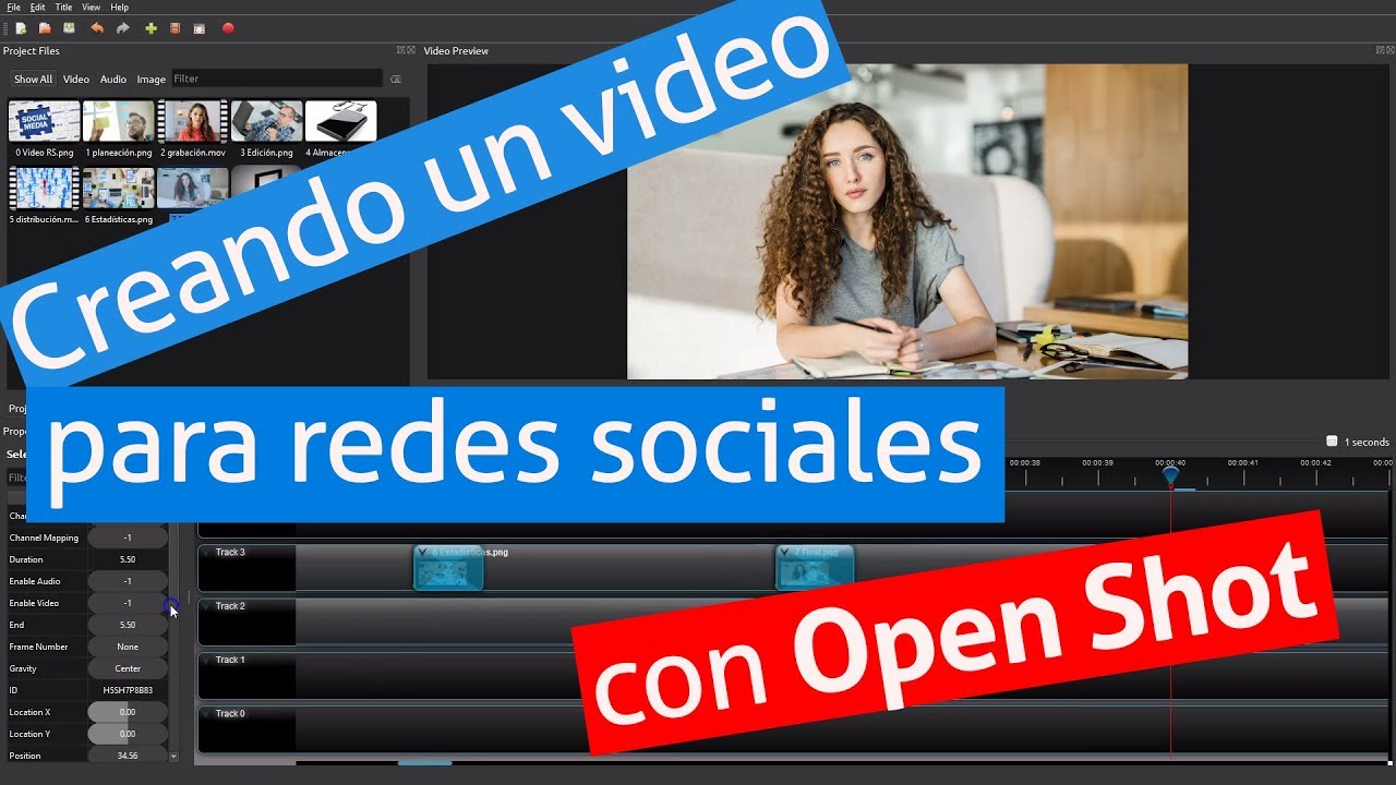 Openshot - editor de videos gratuito - tutorial en español - crea video para tus redes sociales