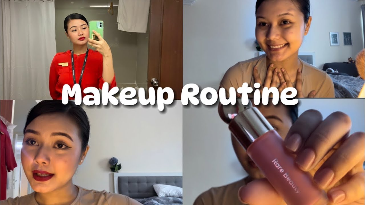 GRWM для работы ✈️ | Простой макияж для CabinCrew | 💄