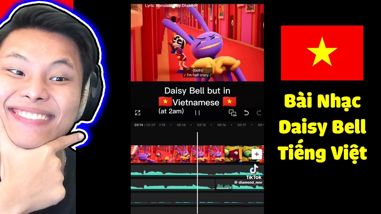POMNI vs JAX Hát Daisy Bell Các Ngôn Ngữ Trên THẾ GIỚI🎤🌍😍REACT RẠP XIẾC KỸ THUẬT SỐ KỲ DIỆU - TẬP 6