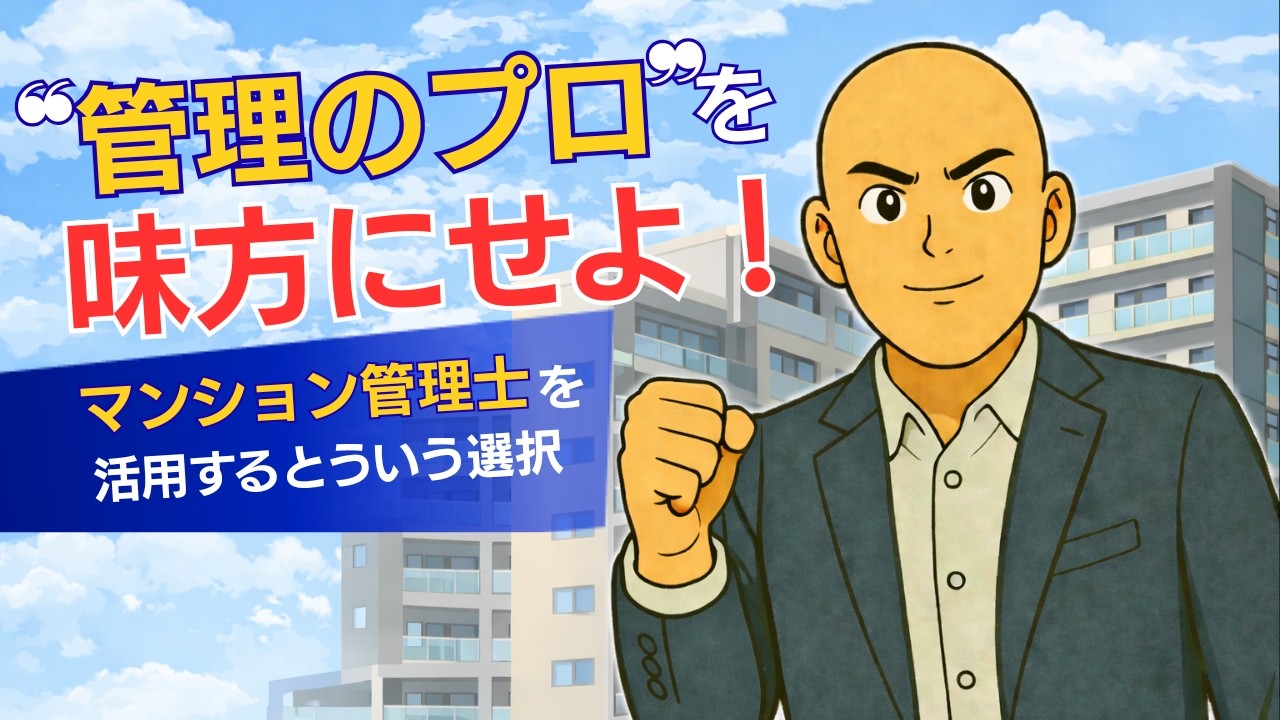 管理のプロを味方にせよ！マンション管理士という選択