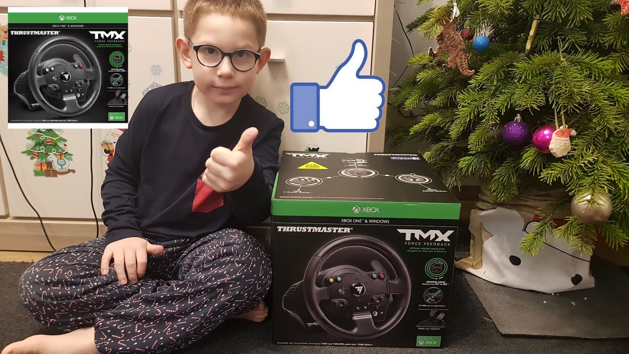 Kierownica Thrustmaster TMX na prezent do Farminga ale i do innych wyścigowych tytuł&oacute;w.