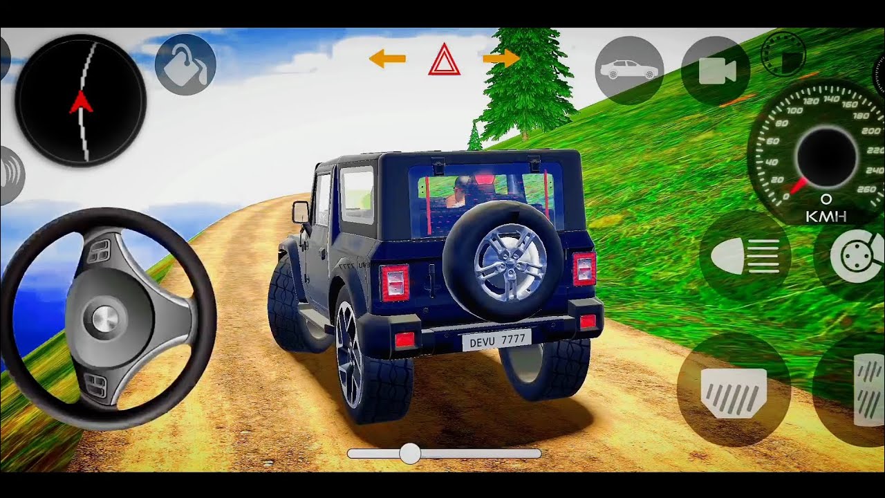 Modified_Thar_Mahindra 😈🔥 Dollar__Remix___⚡Indian_Cars_Simulator_3D_Game_AndroidGameplay