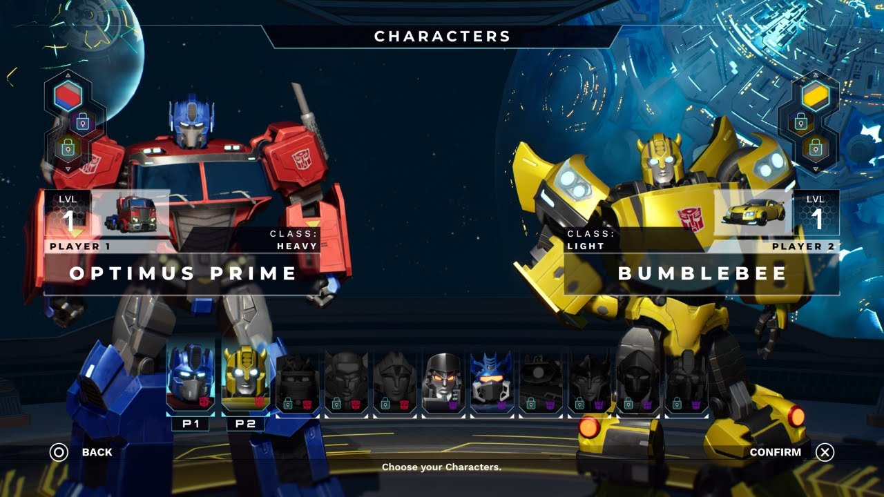 Transformers: Galactic Trials. Локальный кооператив для двух игроков на PS5. Геймплей — Оптимус П...
