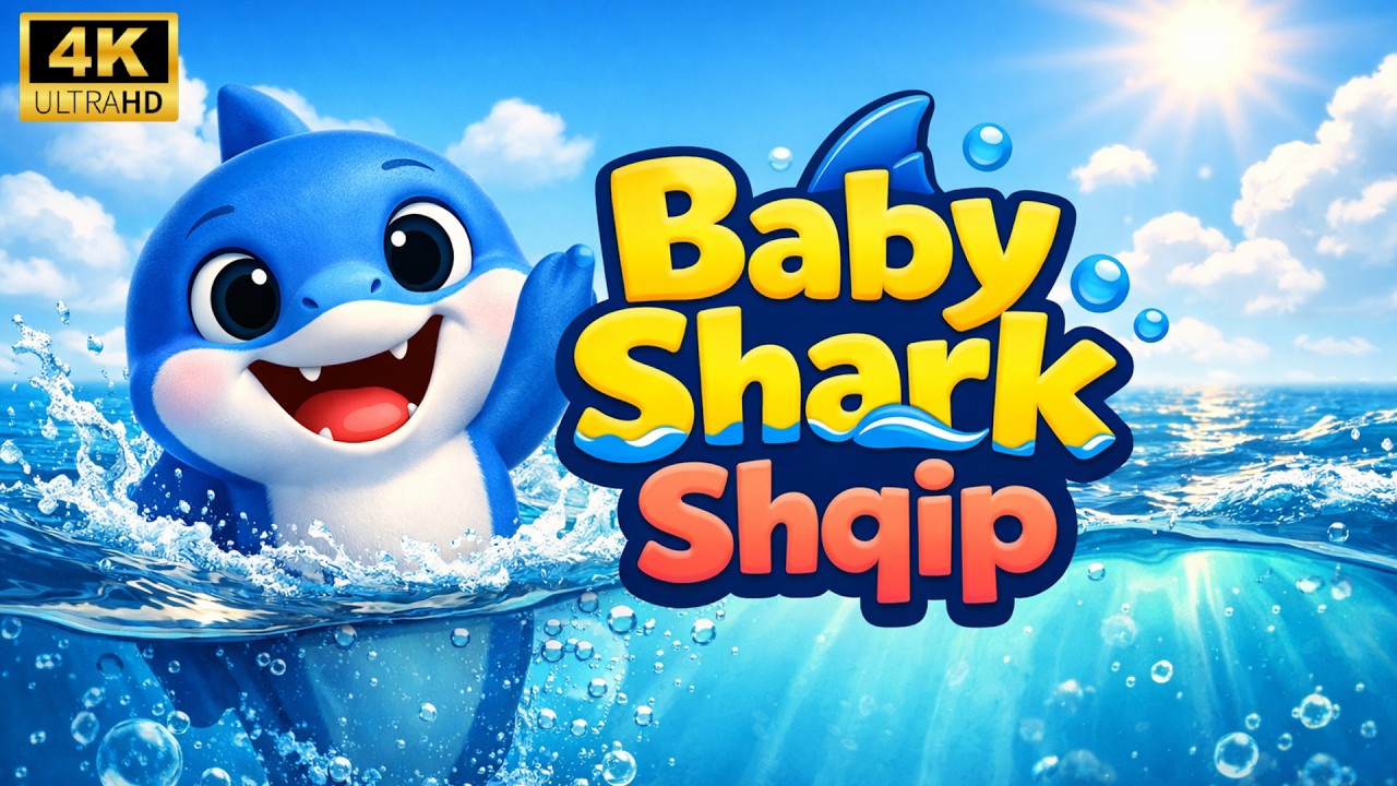 Baby Shark Shqip 🦈 | Këngë për Fëmijë | Kids Song Albanian | Këndo Shqip
