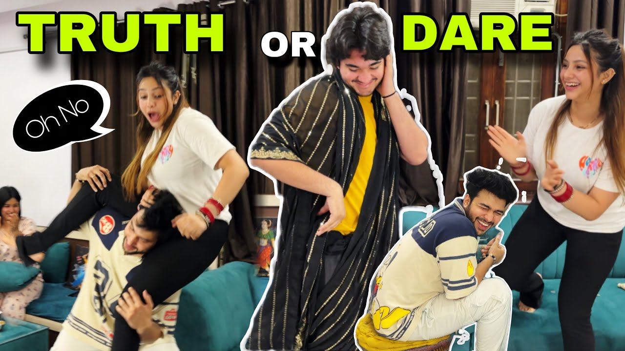 TRUTH OR DARE CHALLENGE 😂 | Tusharshrutivlogs