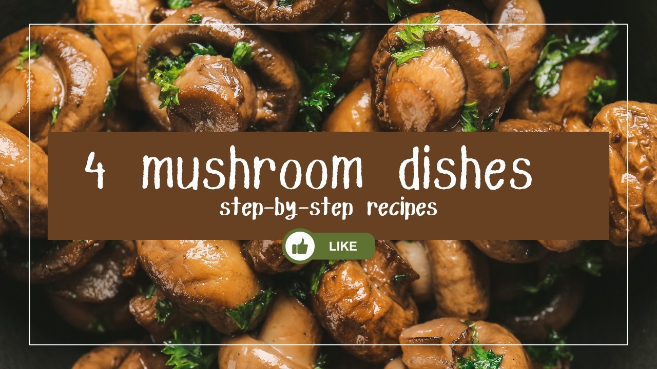 4 Spicy & Creamy Mushroom Recipes | Starter, Soup, Biryani & Curry