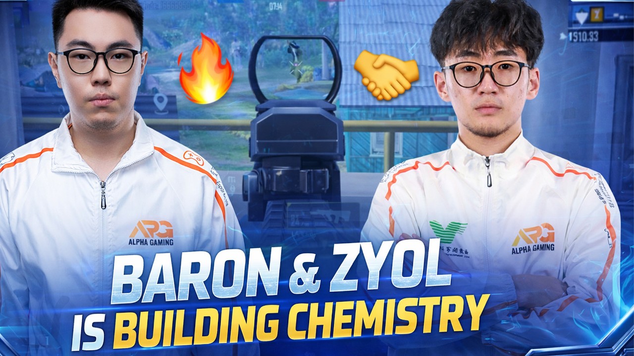 PUBG MOBILE MONGOLIA 🇲🇳 : BARON & ZYOL ARE BUILDING PERFECT CHEMISTRY👑😱