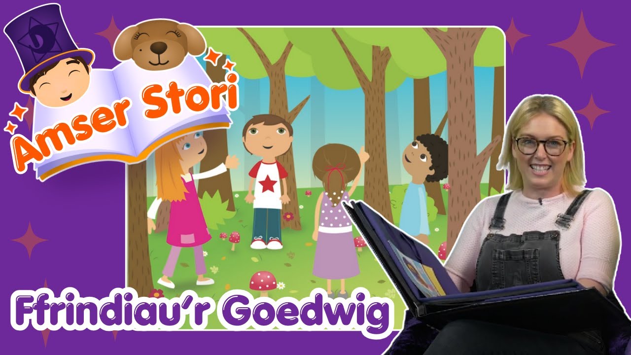 Mae’n amser stori Ffrindiau'r Goedwig | Welsh story for kids