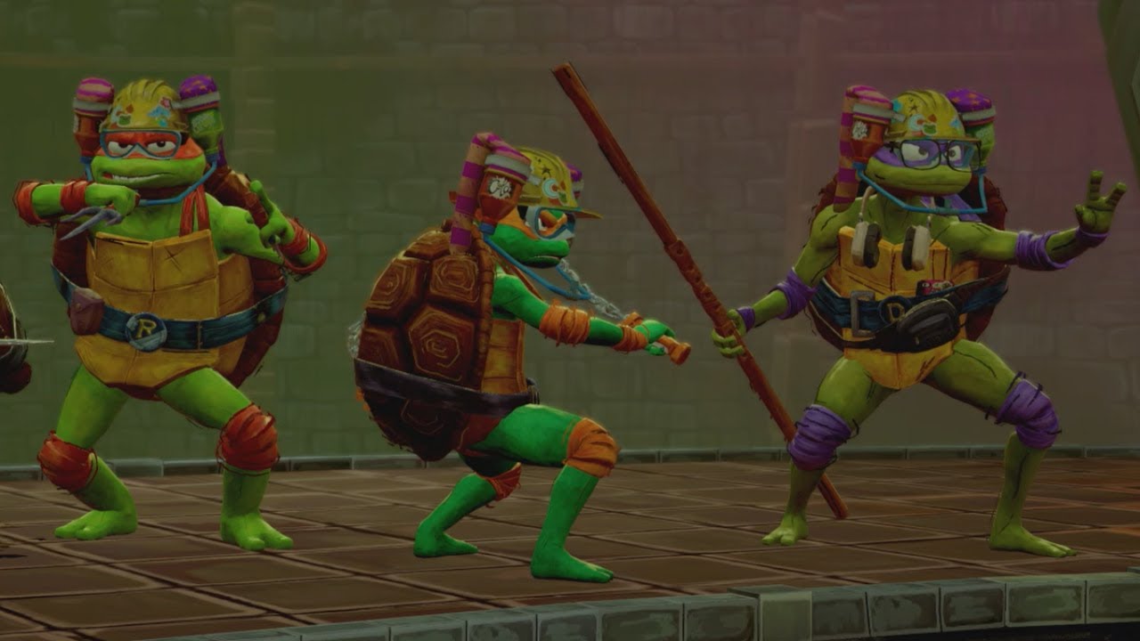 TMNT: Mutants Unleashed - Invert The Air Flow of The Sewer Systems To Get Fresh Air (Xbox Gameplay)