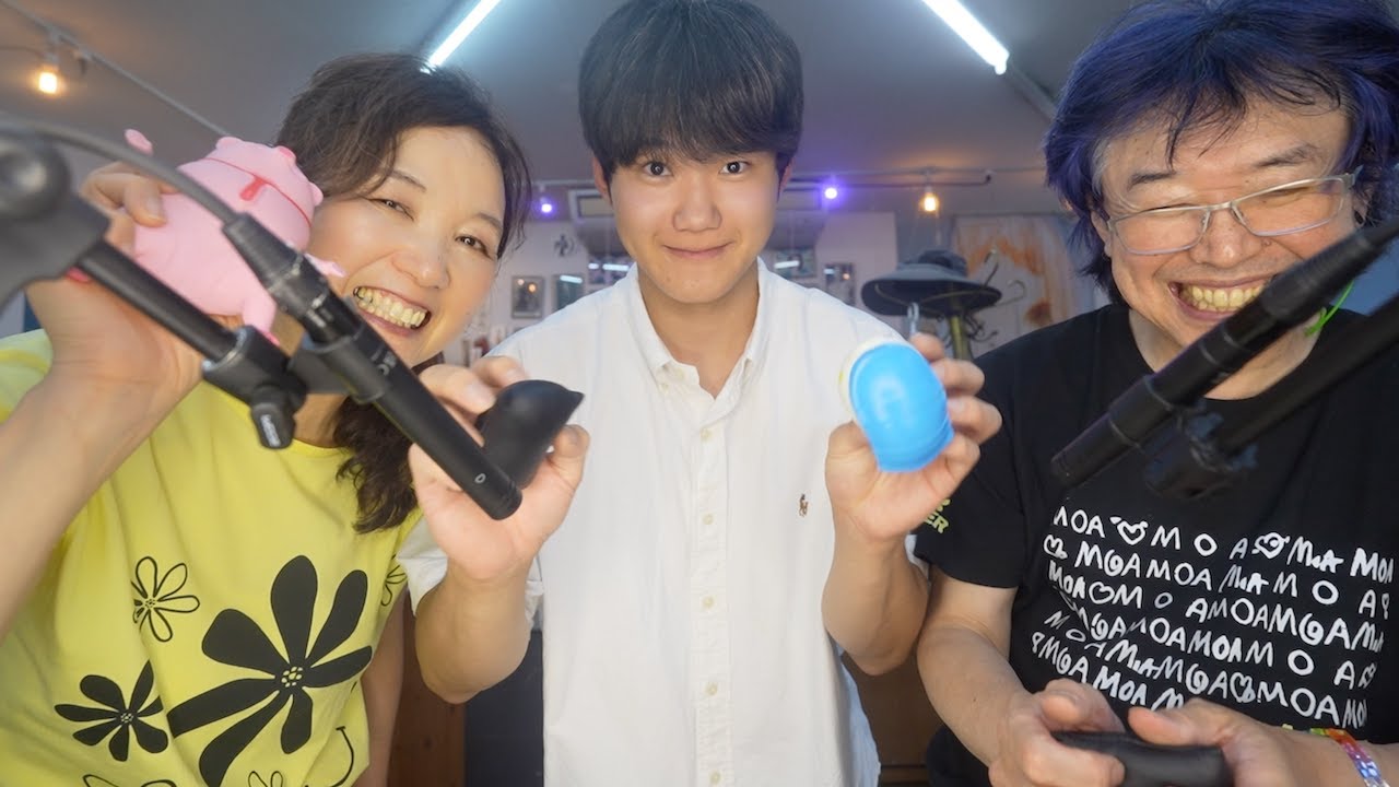 【ASMR】コラボで対決！！タッピング、耳かき、Tickle聞き比べ【SUB】Collaborative Battle! Tapping, Earcleaning, and Tickle