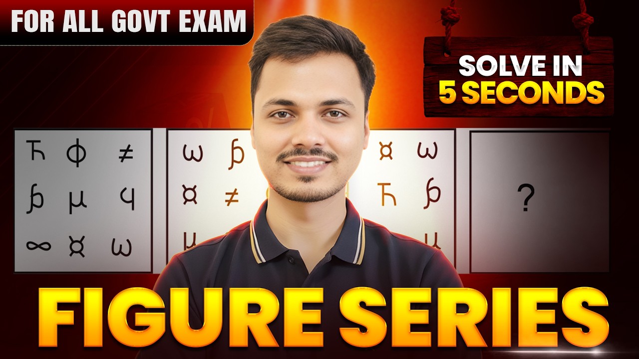 Figure Series Tricks 🔥 Solve in 5-8 Seconds | SSC & Railway Non-Verbal Reasoning
