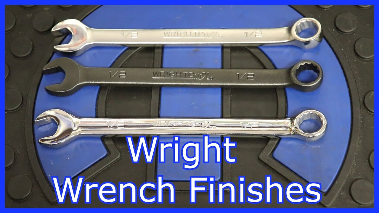 Comparing Wright Wrench Finishes: Satin vs Black Industrial vs Fully Polished