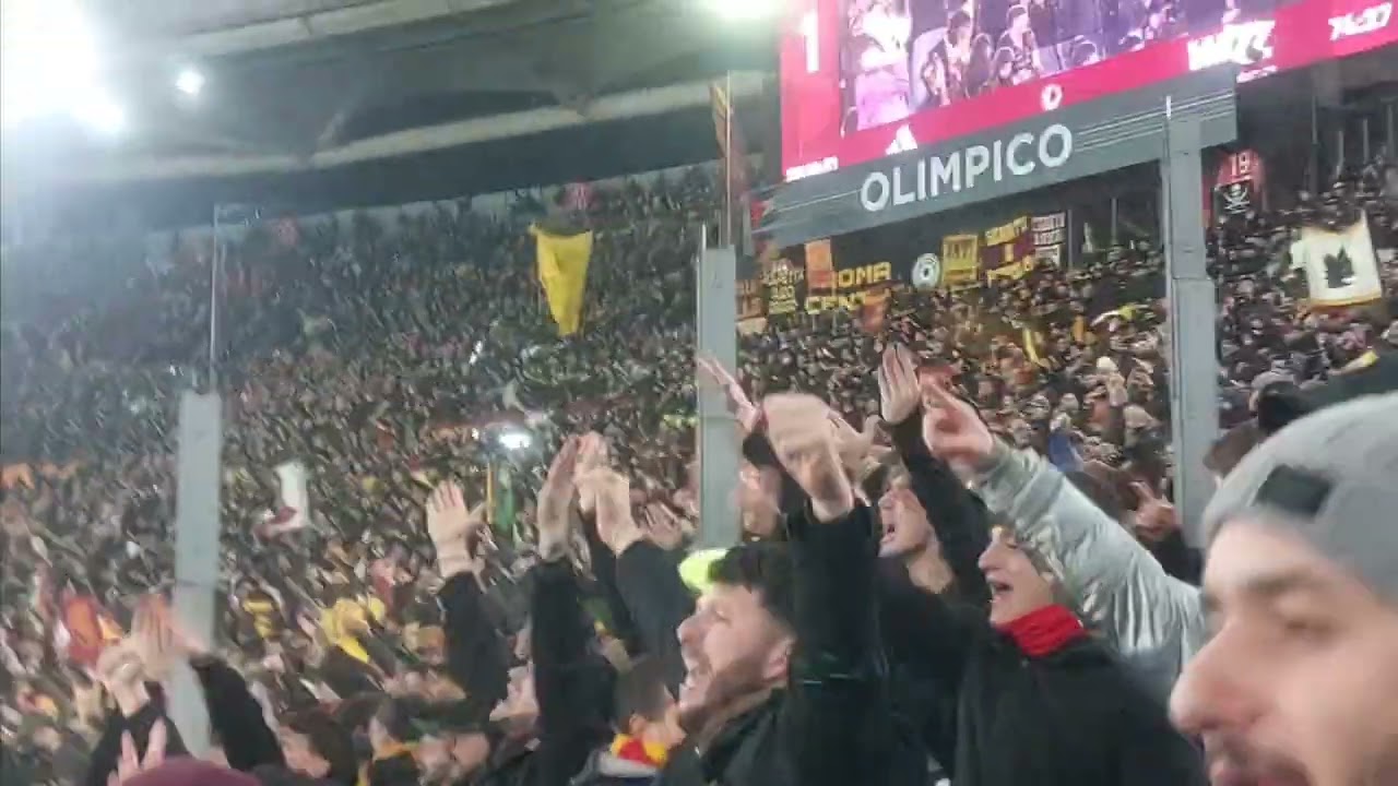 Roma - Milan 1-1 Pellegrini CurvaSud 