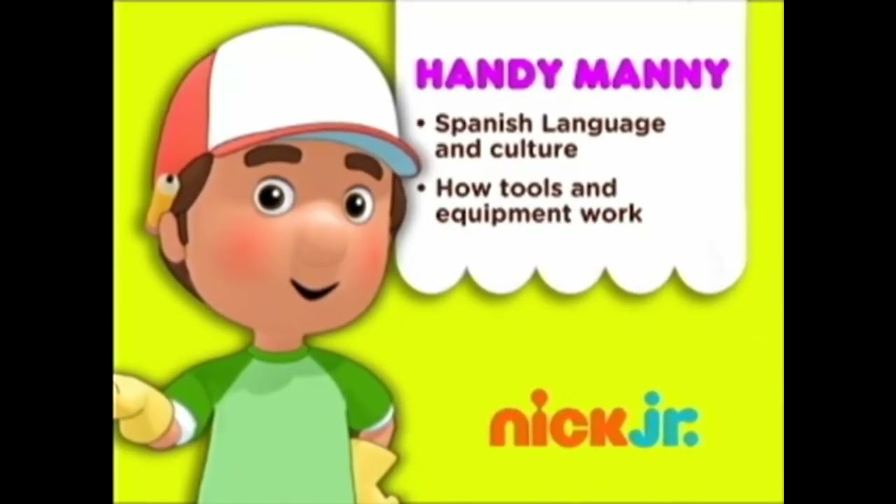 Nick Jr. Curriculum Board - Handy Manny - 2012-13 + Intro