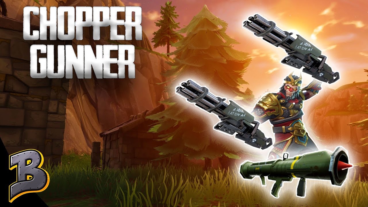 Chopper Gunner Pro Strat! Can We Pull It Off? -Fortnite Battle Royale-