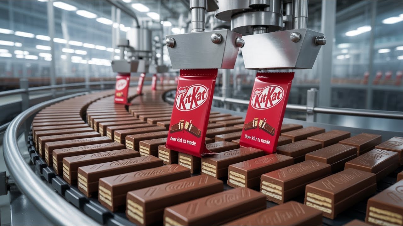 How KitKat Is Made 🍫 | Inside the Mega Chocolate Factory |Built By Machines|