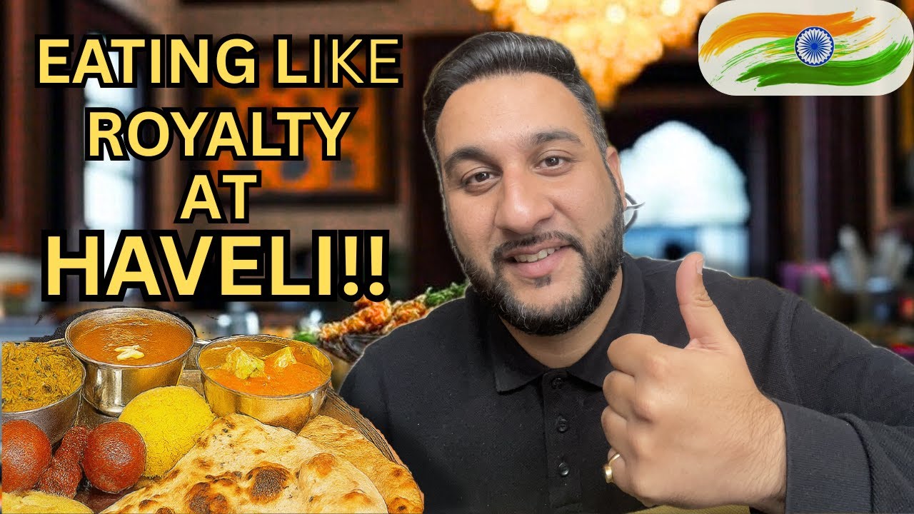 🇮🇳 Trying My First Indian Meal At Haveli | Midnight Feast | 🍲