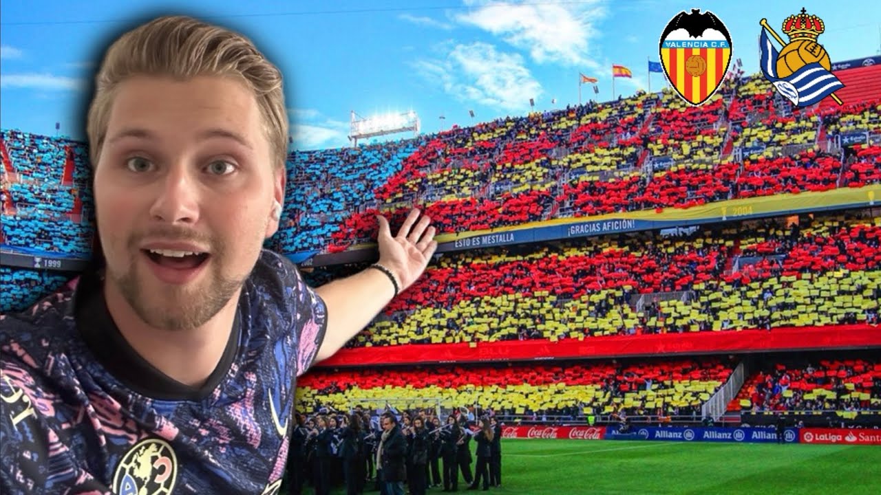 INSANE ATMOSPHERE AT THE BEAUTIFULL ESTADIO MESTALLA!! Valencia - Real Sociedad Matchday Vlog