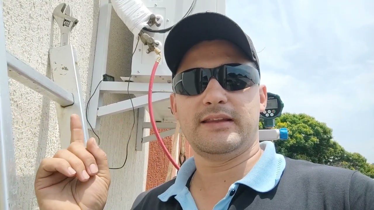 COMO FAZER A CARGA DE FLUÍDO REFRIGERANTE NO PISO TETO